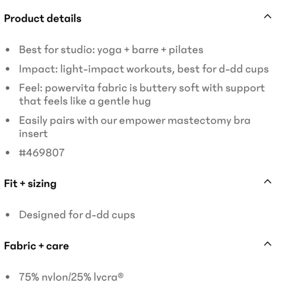 Athleta Purpose Crop Sports Bra D-DD, XL, New with Tag - Picture 6 of 7